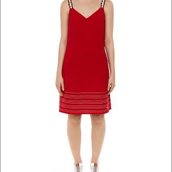 🌹NWT Ted Baker Lanchal Stitch Detail Mini Dress - Picture 7 of 14